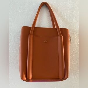 Express  nyc orange purse